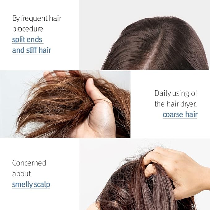 BOUQUET GARNI Deep Perfume Hair Serum Clean Soap Fragrance - Anti-Frizz Hair, Quick Absorption, Long-lasting (Containing Amino acids, Proteins, Hyaluronic Acids, Vegan Oils) - 3.4 oz