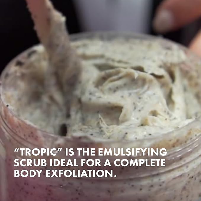 Miraveda by Italwax Tropic Scrub - 250ml - With exfoliating coconut shell particles – Ideal for the whole body