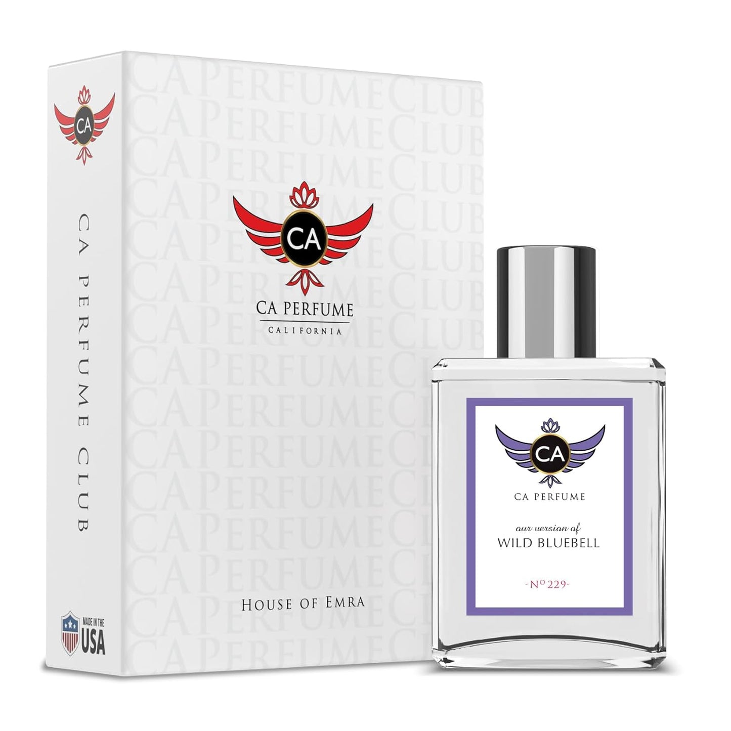 CA Perfume Impression of Wild Bluebell for Women and Men Long Lasting Unisex Fragrance Eau De Parfum 1.7 Fl Oz 50ml