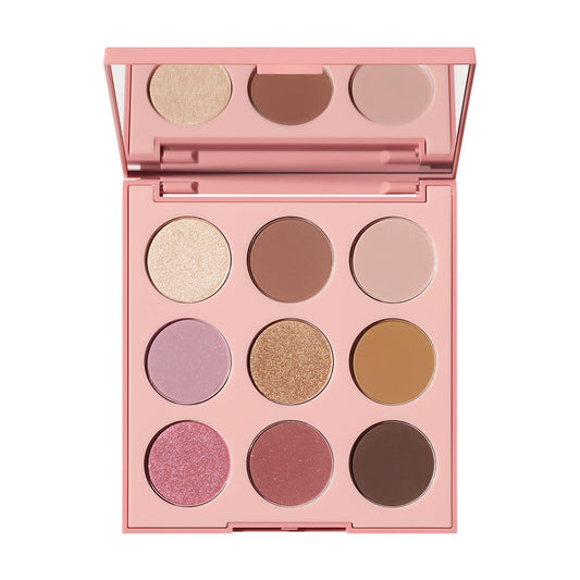 Morphe 9G Sunrise Glow Artistry Palette - Warm & Rosy Neutral Makeup Palette with Matte & Shimmer Finishes - Highly Pigmented Eye Makeup with a Blendable & Buildable Formula (0.35 oz)