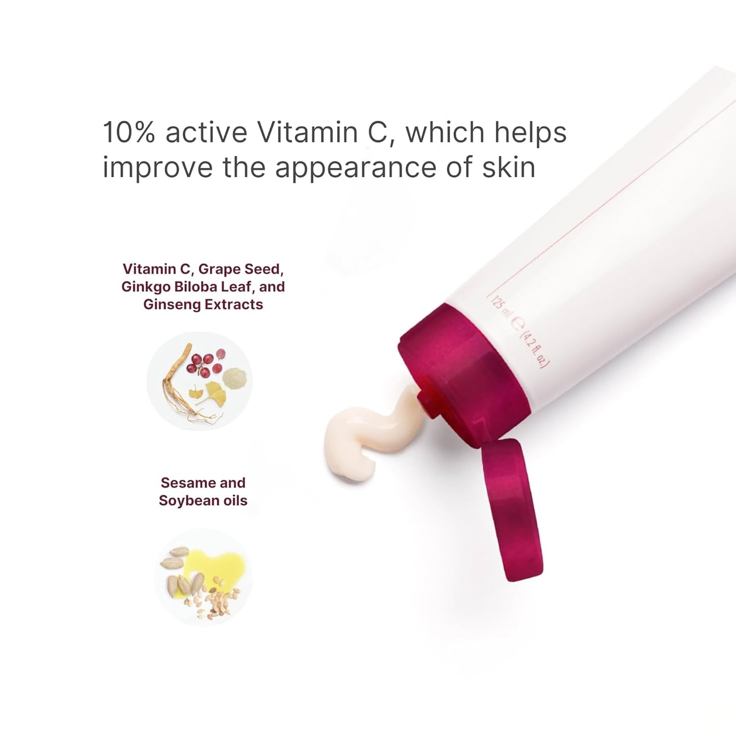 Nu Skin 180°® Face Wash | 4.2 fl. oz. | Vitamin C Cleanser with Antioxidants | Hydrating Face Wash for Smooth and Radiant Skin | 2 Pack