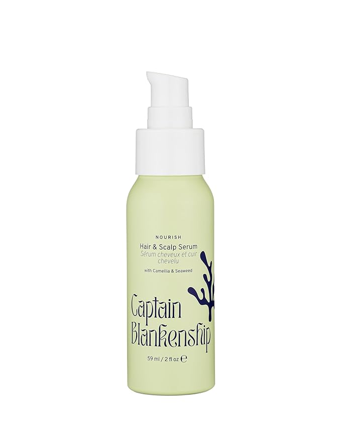 Captain Blankenship Nourish Hair & Scalp Serum | Restores the Scalp, Promotes Healthy Hair Growth, & Reduces Frizz | Color Safe, Organic, Sulfate Free, Vegan Haircare - 2 oz