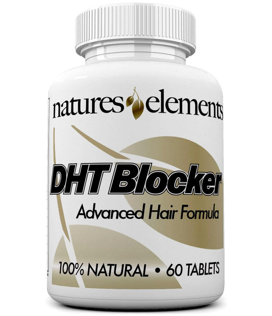 DHT Blocker – Herbal Formula with Saw Palmetto, Fo-Ti & Beta-Sitosterol – Supports Hair Regrowth & Gray Hair Reversal – 60 Tablets – Non-GMO, Vegetarian