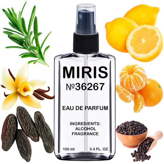MIRIS No. 36267, Inspired by Eros Flam, Long-Lasting Eau de Parfum for Men, Spray 3.4 Fl Oz / 100 ml