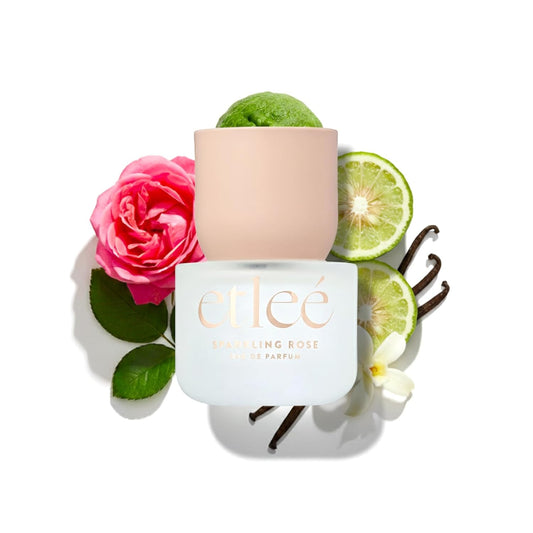 Sparkling Rose Eau de Parfum 1.01oz, Long Lasting Perfume Inspired by Marly Delina, Oriental Floral Notes With Vanilla, Musk, Lychee, Citrus Bergamot & Peony, Luxury Fragrance for Women & Men