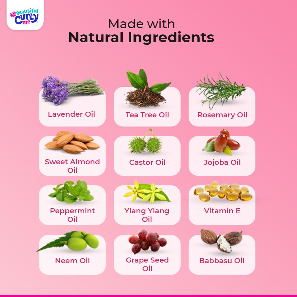 Renew Hair + Scalp Serum – Organic Hair Growth Oil with Rosemary for Frizz Control | Nourishing Scalp Treatment & Hair Growth Serum for Curly, Textured & All Hair Types (3A–4C) | Vegan & Paraben-Free