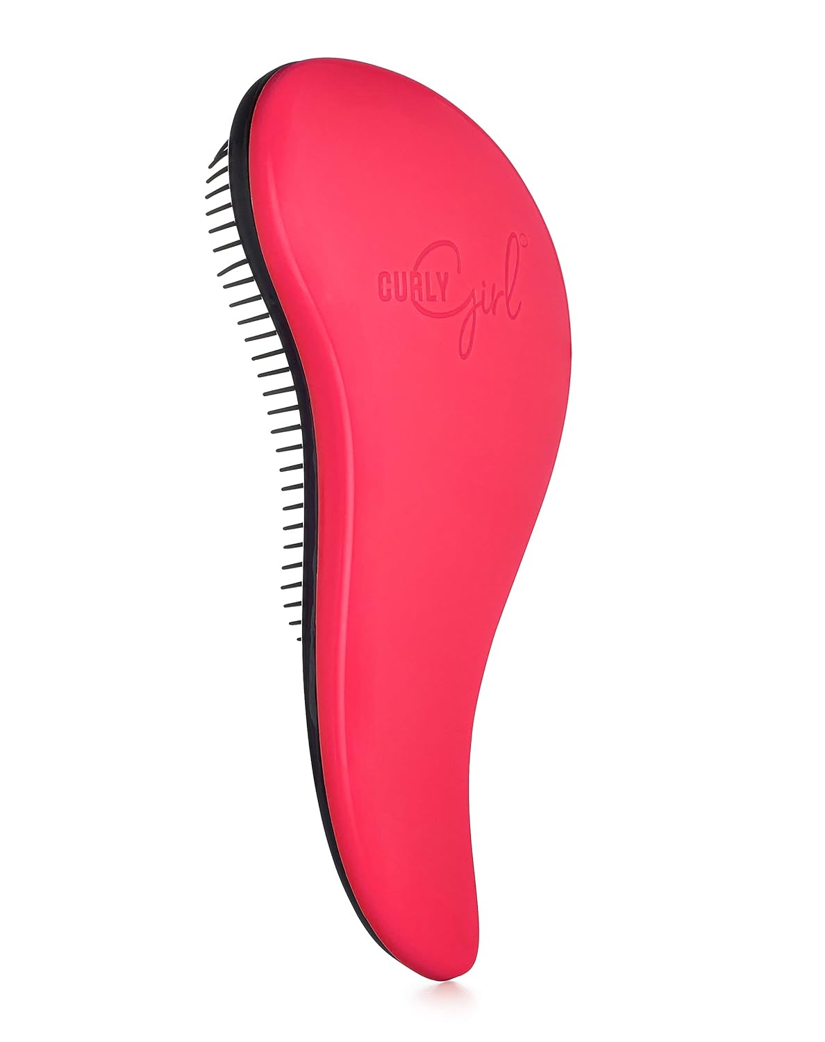 Curly Girl Breeze Thru Detangling Brush | Hair Detangler Hairbrush for Adults & Kids | Gets Rid of Tangles & Knots in Natural, Curly, Straight, Wet or Dry Hair (Magenta)