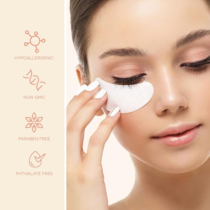 Retinol & Vitamin E Under Eye Patches - Dermatologist Tested - Anti-Aging - Depuffing, Reduce Fine Lines & Wrinkles, Dark Circles - Natural Ingredients - Korean Skin Care - All Skin Types - 5 Pairs