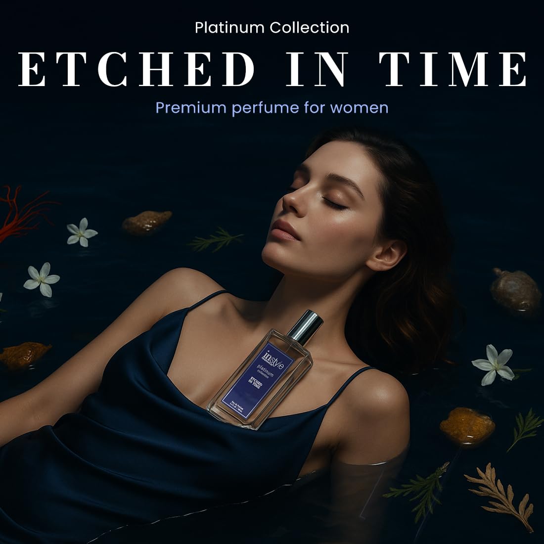 Instyle Fragrances Platinum Collection Etched in Time, Premium Unisex Eau de Parfum, CLEAN, Vegan, Paraben-Free, Never Tested on Animals, 3.4 Fluid Ounces