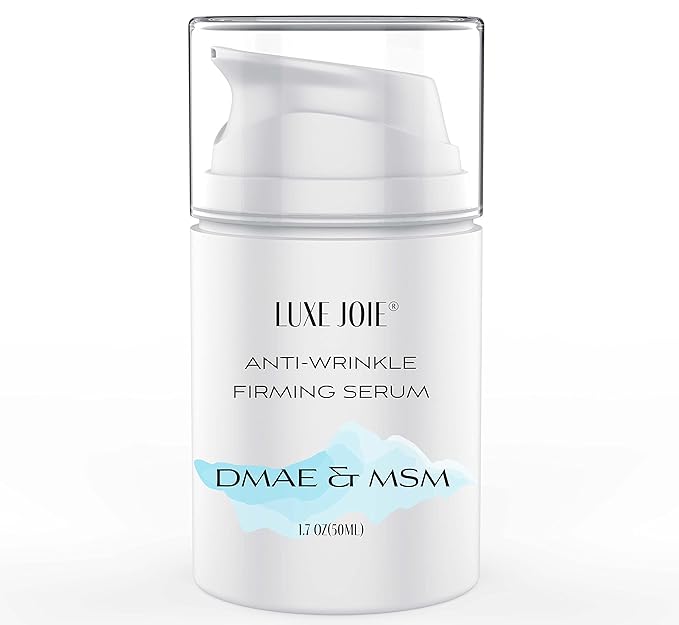 DMAE Facial Serum 1.7 oz Super Serum Lifts Tightens Plumps Firms - Unscented Fragrance Free - Suitable for Sensitive Skin with CoQ10 & Hyaluronic Acid - New Look