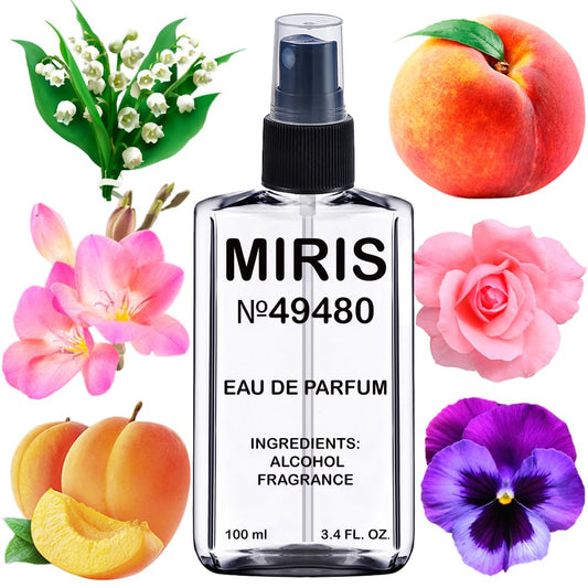MIRIS No. 49480, Inspired by Red Jeans, Long-Lasting Eau de Parfum for Women, Spray 3.4 Fl Oz / 100 ml