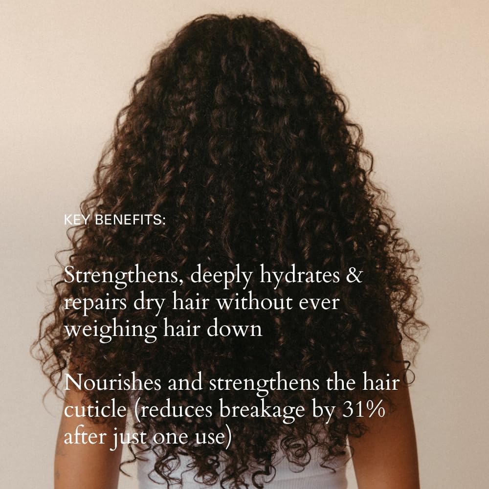 RŌZ Foundation Mask – Hydrating & Repairing Hair Treatment for All Hair Types – Deep Conditioning to Strengthen, Smooth & Nourish – Vegan, Color Safe, Silicone Free