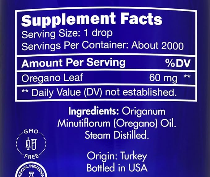 Zongle Therapeutics Oregano Oil, Food Grade, Safe for Ingestion, Edible, for Drops, Kids – 100% Pure, Oregano Essential Oil, 4 OZ