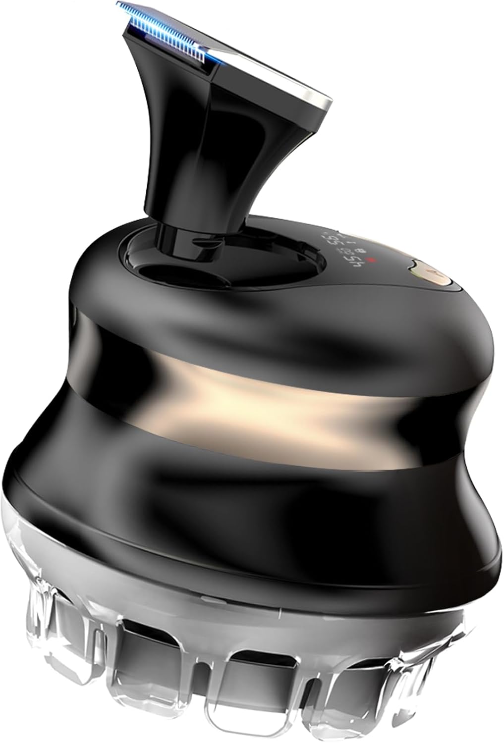 Self Haircut Kit for Men – IPX6 Waterproof Rechargeable DIY Cut System Head Trimmer Cutter Machine with Sideburns Tool for Man, Simple Hair Cutting for Males Gradual Short Hair (Black)