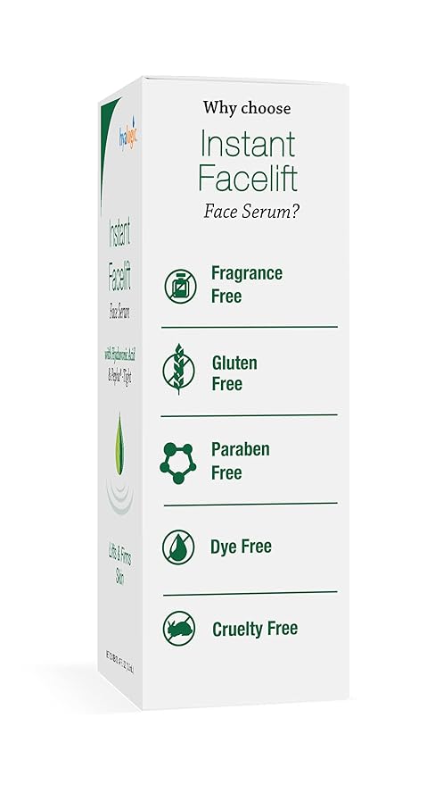 Hyalogic Instant Facelift Serum - Hyaluronic Acid & Pepha®-Tight for Skincare - Facial Serum for Instant Skin Firming, Fine Line & Wrinkle Reduction - Clean Formula for Healthy Skin (1 Fl Oz)