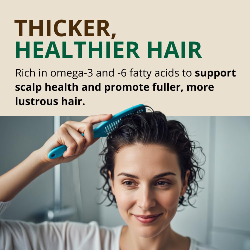 Organic Pumpkin Seed Oil (LARGE 4-OZ Bottle) USDA Certified Organic, 100% Pure, Cold Pressed. Boost Hair Growth for Eyelashes, Eyebrows & Hair. Overactive Bladder Control for Men & Women. Moisturizer