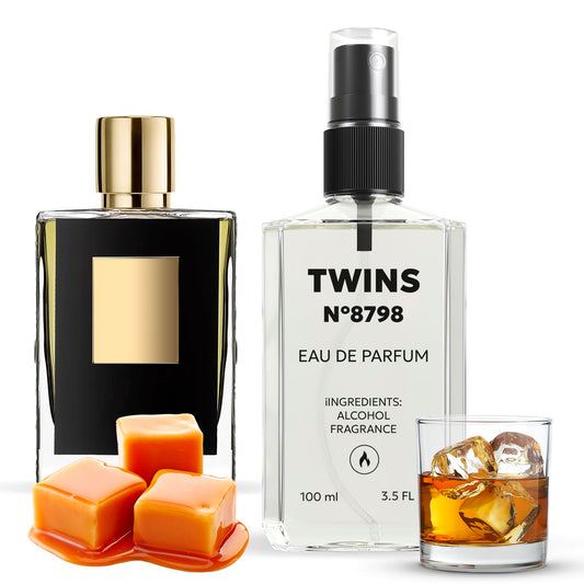 TWINS Impression of Black Phantom | Unisex Perfume for Women and Men Eau de Parfum | No.8798 | 3.4 Fl Oz / 100 ml