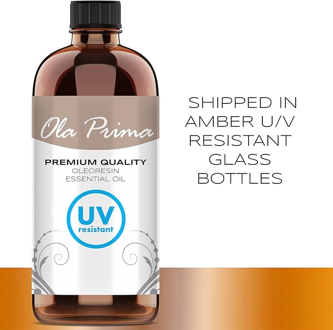 Ola Prima Oils Vanilla Essential Oil 4 oz - Vanilla Essential Oil for Diffuser, Candles, Soap Making, Aromatherapy, and Skin