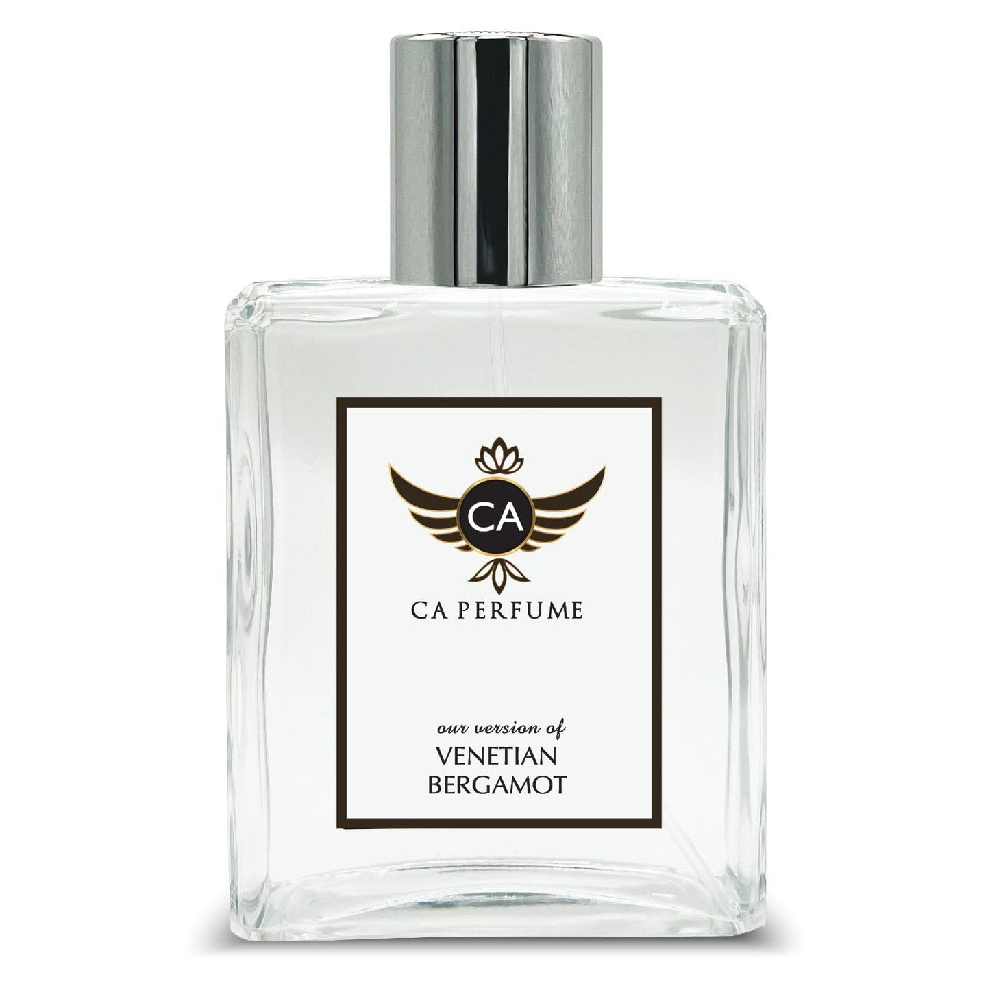 CA Perfume Impression of Venetian Bergamot for Women and Men Eau De Parfum Woody Spicy Scent Long Lasting Unisex Fragrance Signature Scent for Day and Night Wear 3.4 Fl Oz 100ml