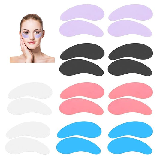 20 PCS Under Eye Patches, Reusable Eye Patches Silicone Patches Under Eye Mask Silicone Eye Patches Reusable Overnight for Dark Circles and Puffiness Effect to Reduce Wrinkles and Fine Lines Colorful