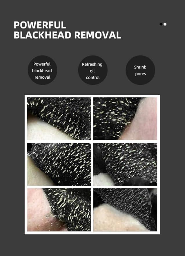 2Pcs Blackhead Remover Mask 1 FREE Face Mask Brush, Peel Off Black Mask for Men and Women, Purifying Charcoal Face Mask for Deep Cleansing Blackheads,Pore Deep Cleansing Mask