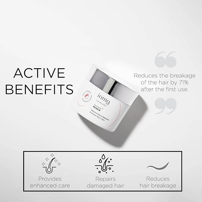 IOMA Paris Haircare, RENEW Treatment, Restorative Mask in Balm, (200ml)