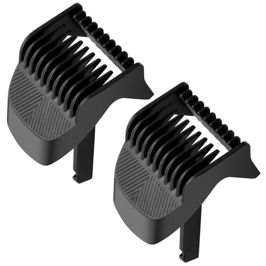 Professional Beard Trimmer Guards Guides Fit for Manscaped The Beard Hedger Guard, Snap-In Replacement Guards Comb- From 1/32-1/4 inch for Manscaped The Beard Hedger Beard Trimmer, 2 Pack