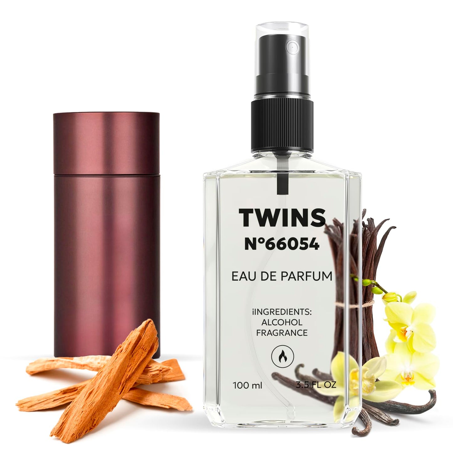 TWINS Impression of Sexy Men | Perfume for Men Eau de Parfum | No.66054 | 3.4 Fl Oz / 100 ml