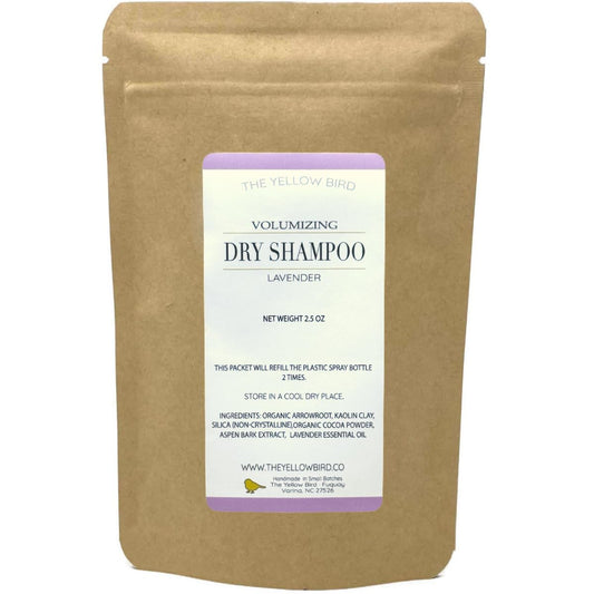 The Yellow Bird Dry Shampoo Lavender Refill Packet