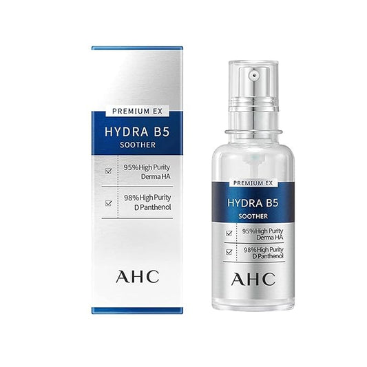 A.H.C. Vitamin B5 Serum for Face - Hyaluronic Acid - Hydration + Anti-Aging, Skin Soothing Moisturizing Facial Serum - 1.69oz (50ml)