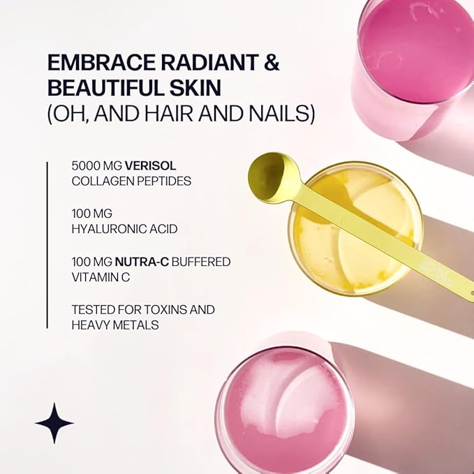 Sparkle Wellness Skin Boost Plus (Acai Lemonade) [50-Serves] | Collagen Powder Supplement with VERISOL Bioactive Hydrolyzed Collagen Peptides, Vitamin C & Hyaluronic Acid to Improve Skin Elasticity