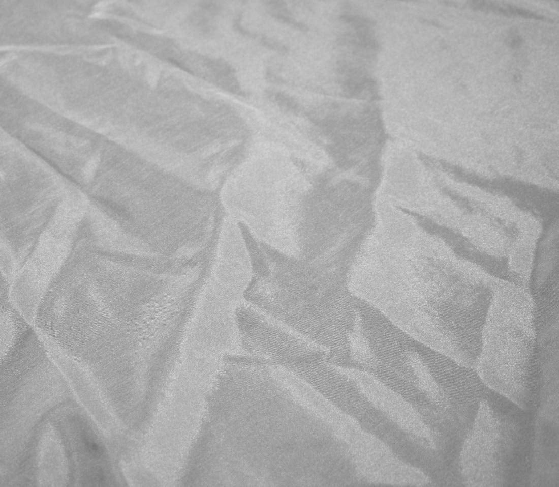 Betty Dain Lightweight Crinkle Nylon Hair Cutting/Styling Cape, Water Resistant, Ultra Lightweight Crinkle Antron Nylon, Repels Hair, Neck Snap Closure, Generous 54 x 60 Inch Size, Silver