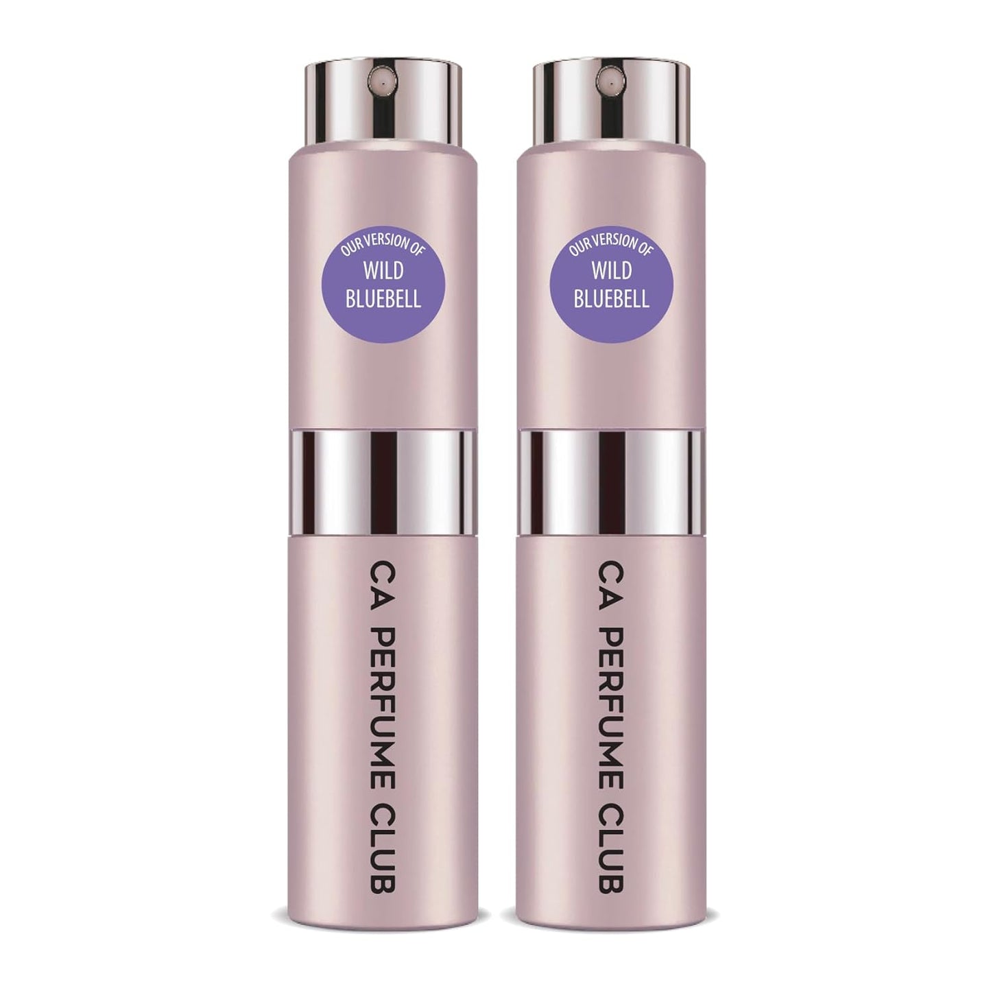 CA Perfume Impression of J. Mlon Wild Bluebell For Women & Men Replica Version Fragrance Dupes Concentrated Long Lasting Eau de Parfum Spray Refillable Atomizer Bottle 0.27 Fl Oz-X2