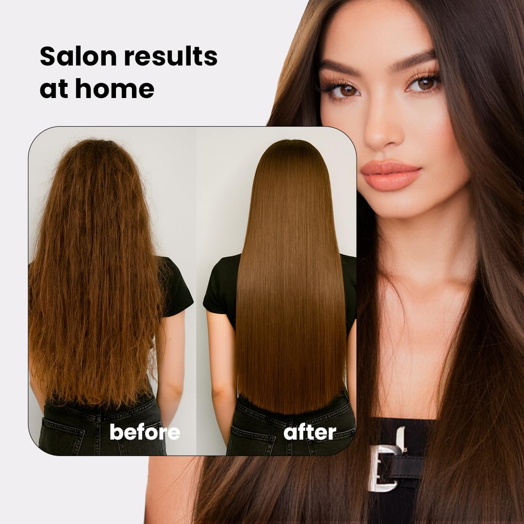 I Belli Capelli Torrano Keratin Hair Treatment Straightening in 1 Step, Formaldehyde Free-Nanoplastia Para Alisar Cabello 16.9Fl.oz (500ml) + Deep Cleansing Shampoo 10.1 fl.oz (300ml)