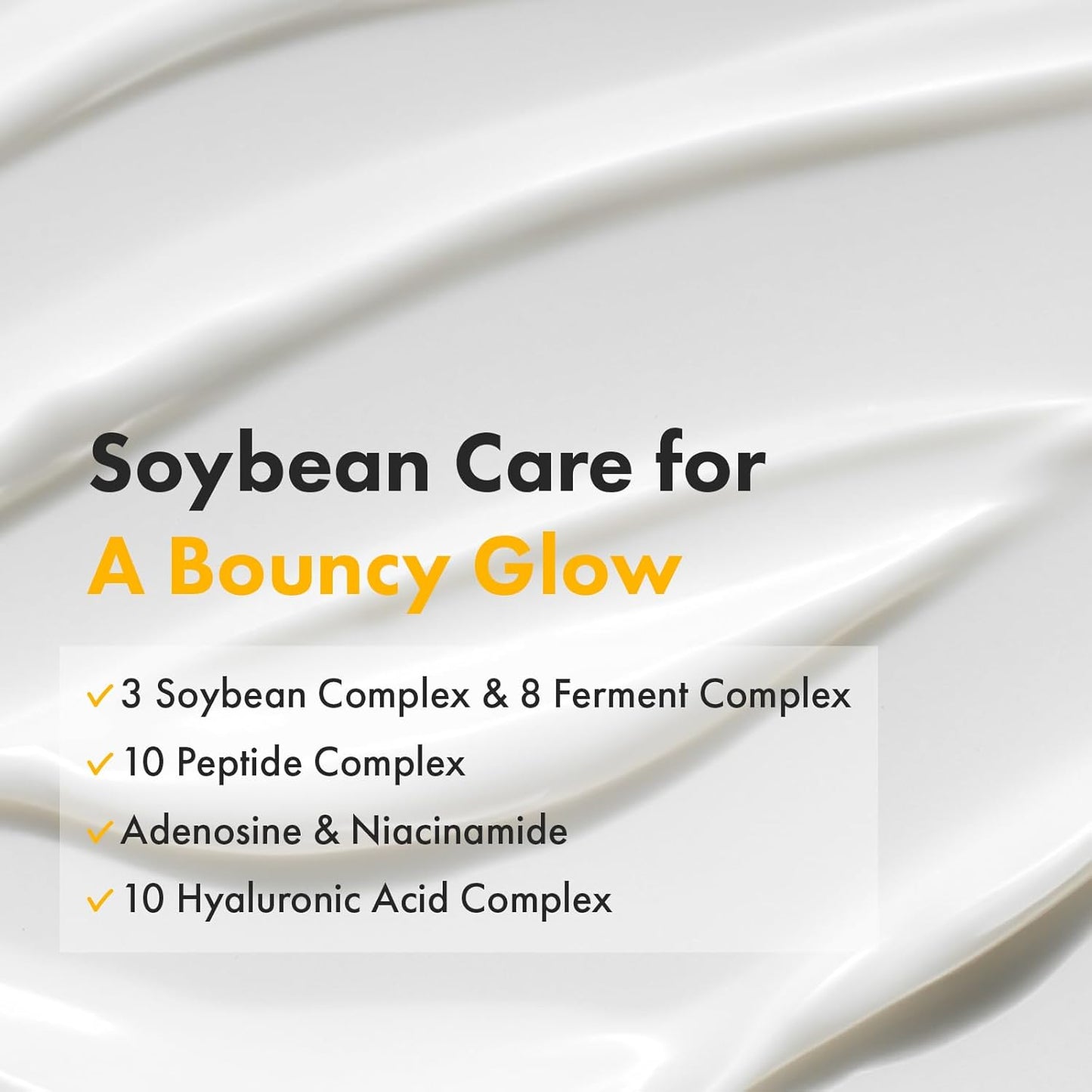 TOSOWOONG Glow Bean Face Cream, 63,844ppm Soybean Ferment Extract, Korean Skincare for Glass Skin, Moisturizer, Relief, Smooth, Nourished Skin, Anti-Aging, Hydrating, K Beauty, 50 ml / 1.69 fl. oz.