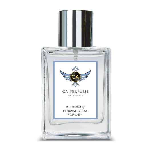 CA Perfume Impression of Eternal Aqua For Men for Men Woody Aromatic Fragrance Long Lasting Mens Cologne Eau De Parfum 1.7 Fl Oz 50ml