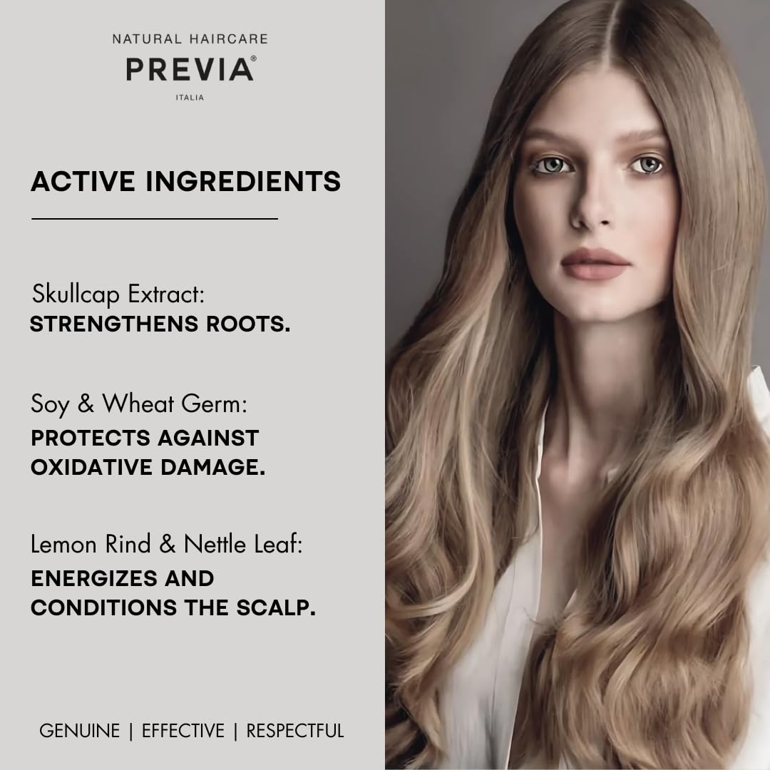 PREVIA Hair Regrowth Treatment | Formulated with Skullcap Extract, Soy & Wheat Germ | Clinically Proven Formula for Thicker & Stronger Hair | Pack of 3 (10x 0.10 Fl Oz)