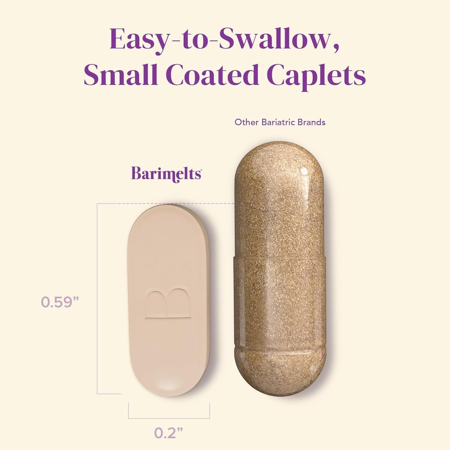 Barimelts Hair Health+ – Helps Reduce Hair Thinning for GLP-1 Users or Bariatric Patients – Hair Growth Supplement with Clinically Studied AnaGain™ Nu and Keratin – 1-Month Supply