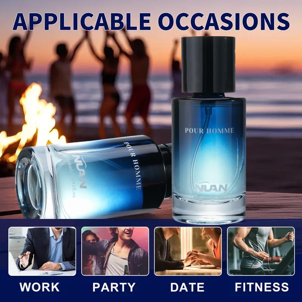 Aromatic Woody Citrus Cologne for Men, Grapefruit and Cedar Notes, 1.69 fl oz