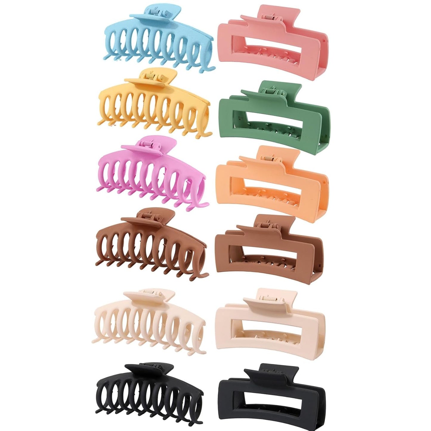 Hair Clips for Women – Large Claw Clips, Banana Clips, Big Hair Clips for Thick, Thin Hair, Strong Hold, Non-Slip Hair Claws, Versatile Hair Accessories(PG17)