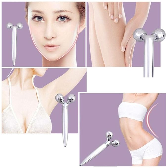 3D Roller face Massager Full Body Massage 360 Rotate face Lift Wrinkle Remover Facial Shape Massage Relaxation Tool