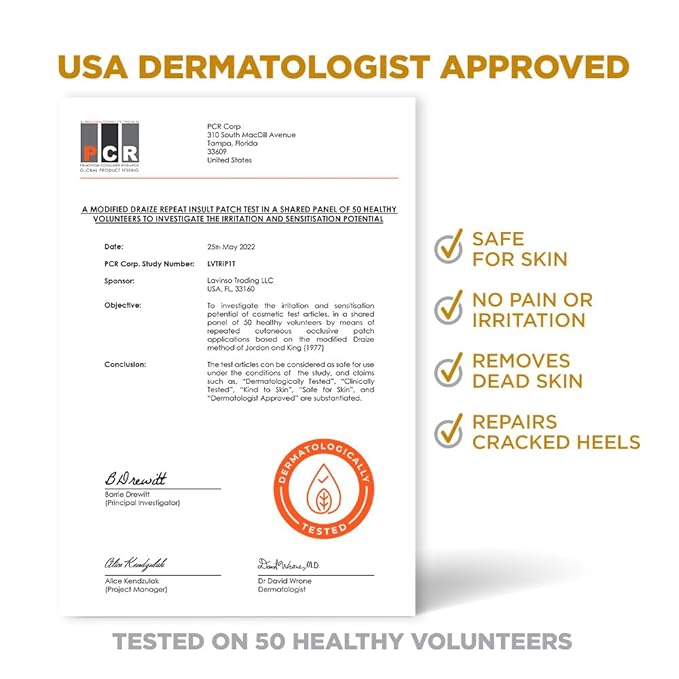 Lavinso Honey Feet Peeling Mask for Dry Cracked Feet - 3 Pack - with Kojic Acid Skin Brightening Effect - Exfoliating Dead Skin and Calluses - Foot Peel Mask for Baby Soft Feet