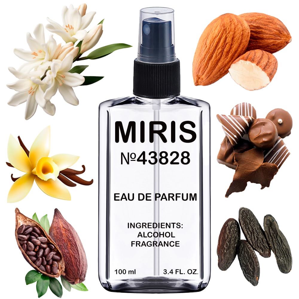MIRIS No. 43828, Inspired by Dangerous Complicity, Long-Lasting Unisex Eau de Parfum for Women & Men, Spray 3.4 Fl Oz / 100 ml