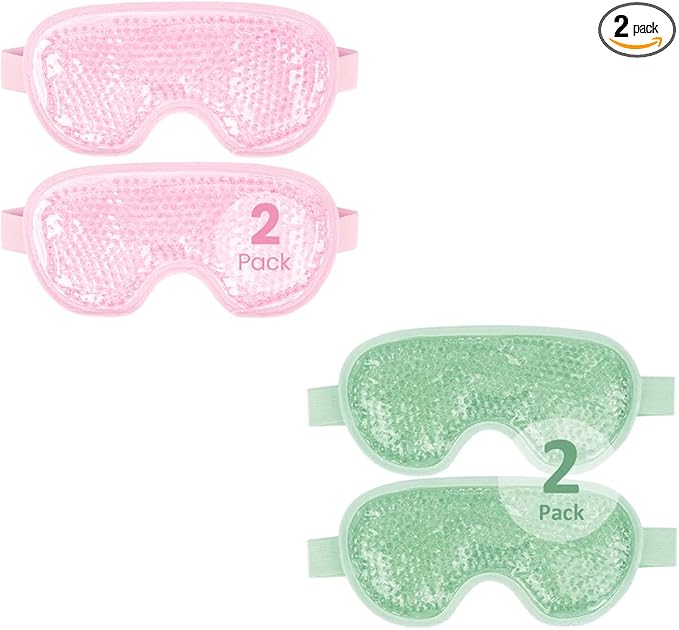 NEWGO Bundle of Cool Eye Mask for Dry Eyes 2 Pack