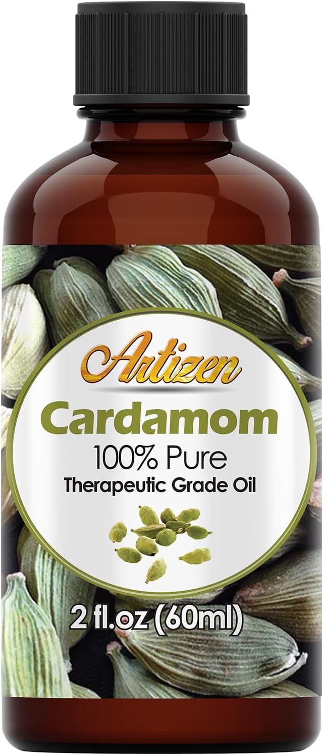Artizen 2oz Oils - Cardamom Essential Oil - 2 Fluid Ounces