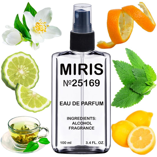 MIRIS No. 25169, Inspired by Green Tea, Long-Lasting Eau de Parfum for Women, Spray 3.4 Fl Oz / 100 ml