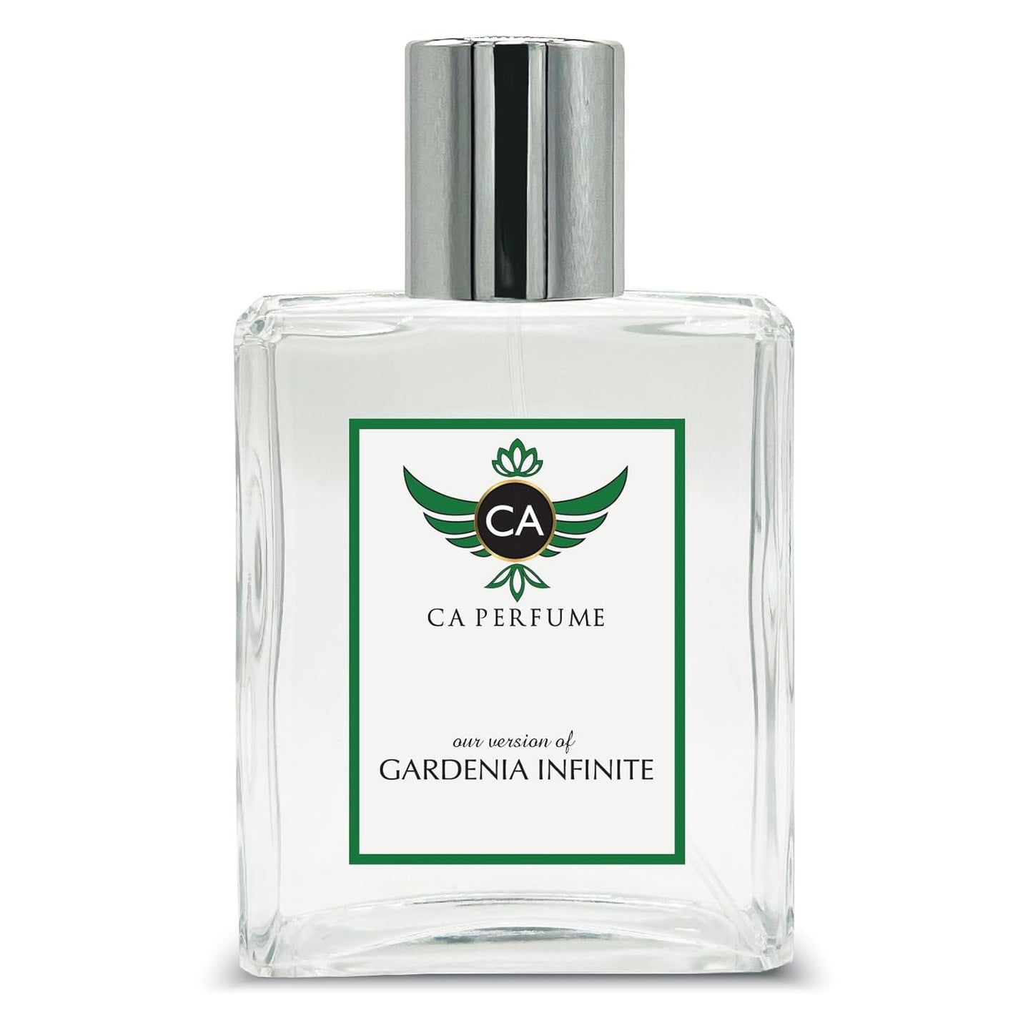 CA Perfume Impression of Gardenia Infinite for Women and Men Eau De Parfum Floral Scent Long Lasting Unisex Fragrance Signature Scent for Day and Night Wear 3.4 Fl Oz 100ml
