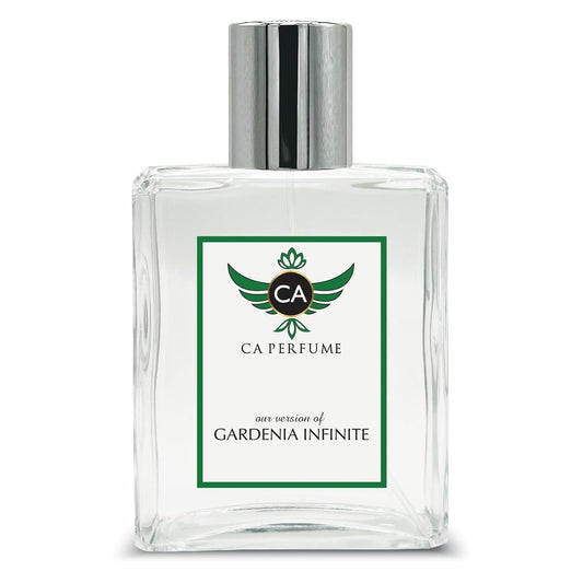 CA Perfume Impression of Gardenia Infinite for Women and Men Eau De Parfum Floral Scent Long Lasting Unisex Fragrance Signature Scent for Day and Night Wear 3.4 Fl Oz 100ml