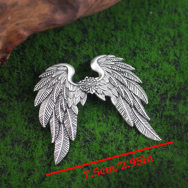 2PCS Gothic Angel Wing Hair Clips – Halloween Hair Accessories for Women, Spooky Goth Hair Clips, Witch Hair Accessories, Gothic Hair Barrettes
