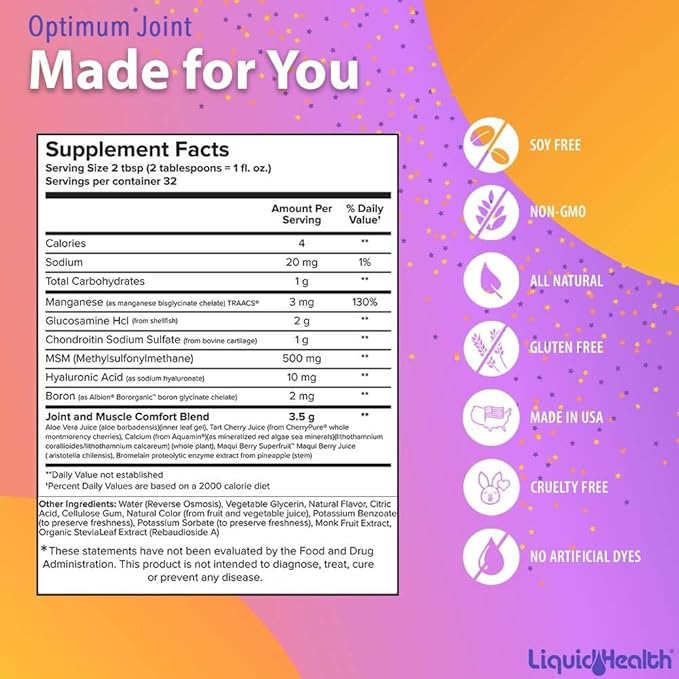 LIQUIDHEALTH Muscles, Bones, & Joints Liquid